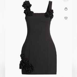 Black Elliatt Medium flower dress NEW Trompe